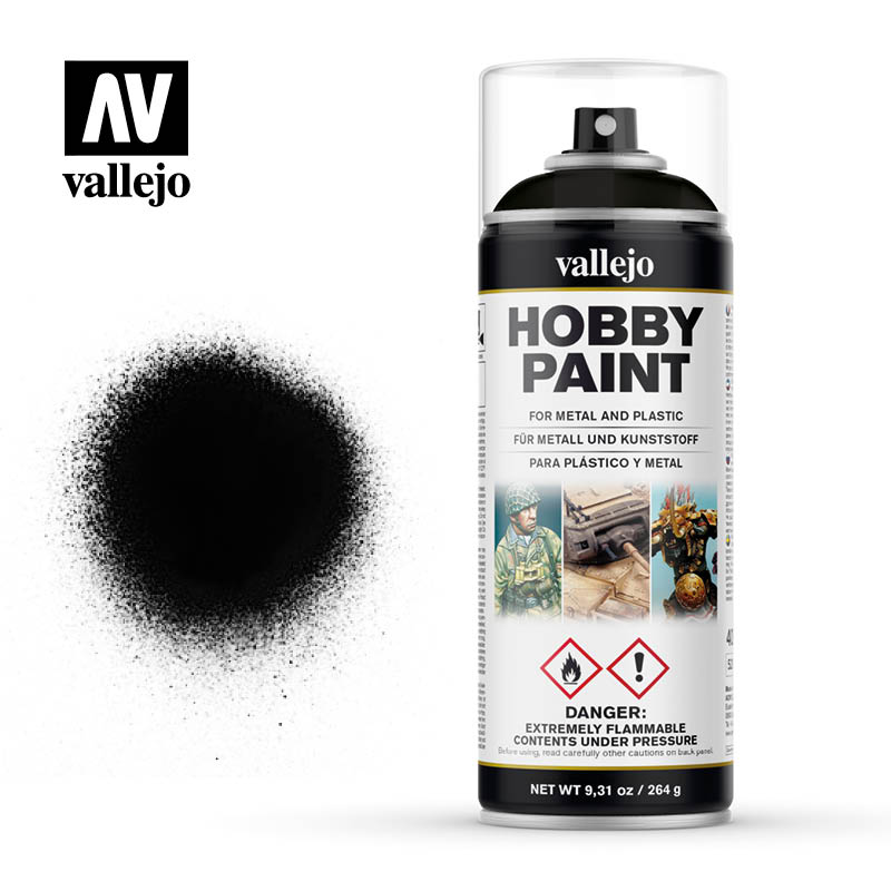 噴罐 Hobby Spray Paint - 28012 - 黑色底漆 Black Primer