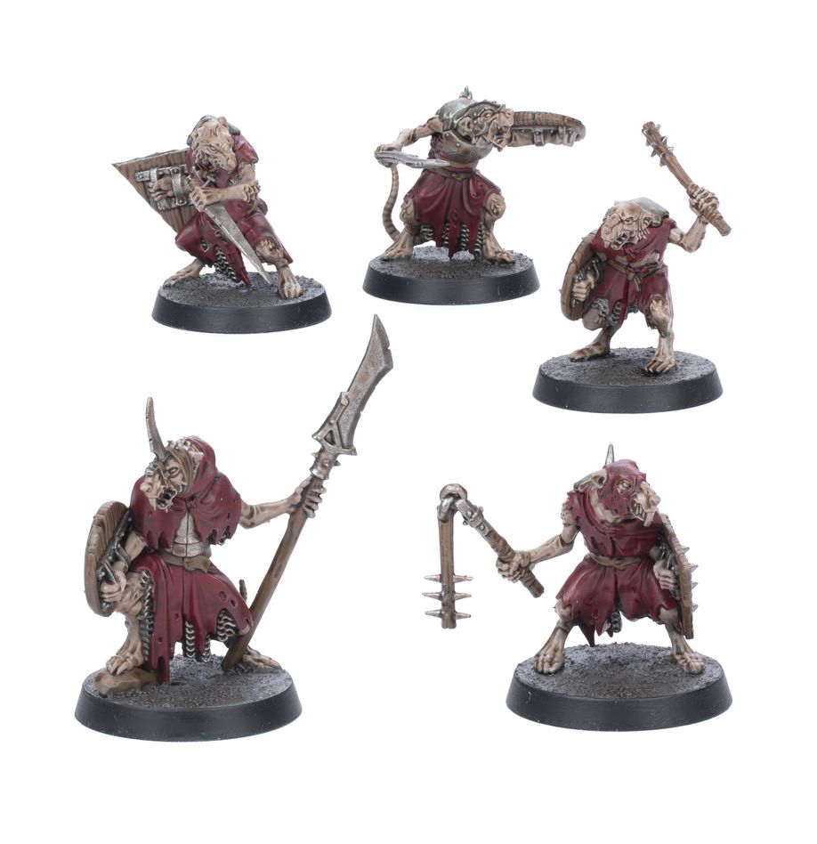 Age of Sigmar: Skaven + Paint Set - 戰鎚西格瑪時代:斯卡文鼠人顏料套裝