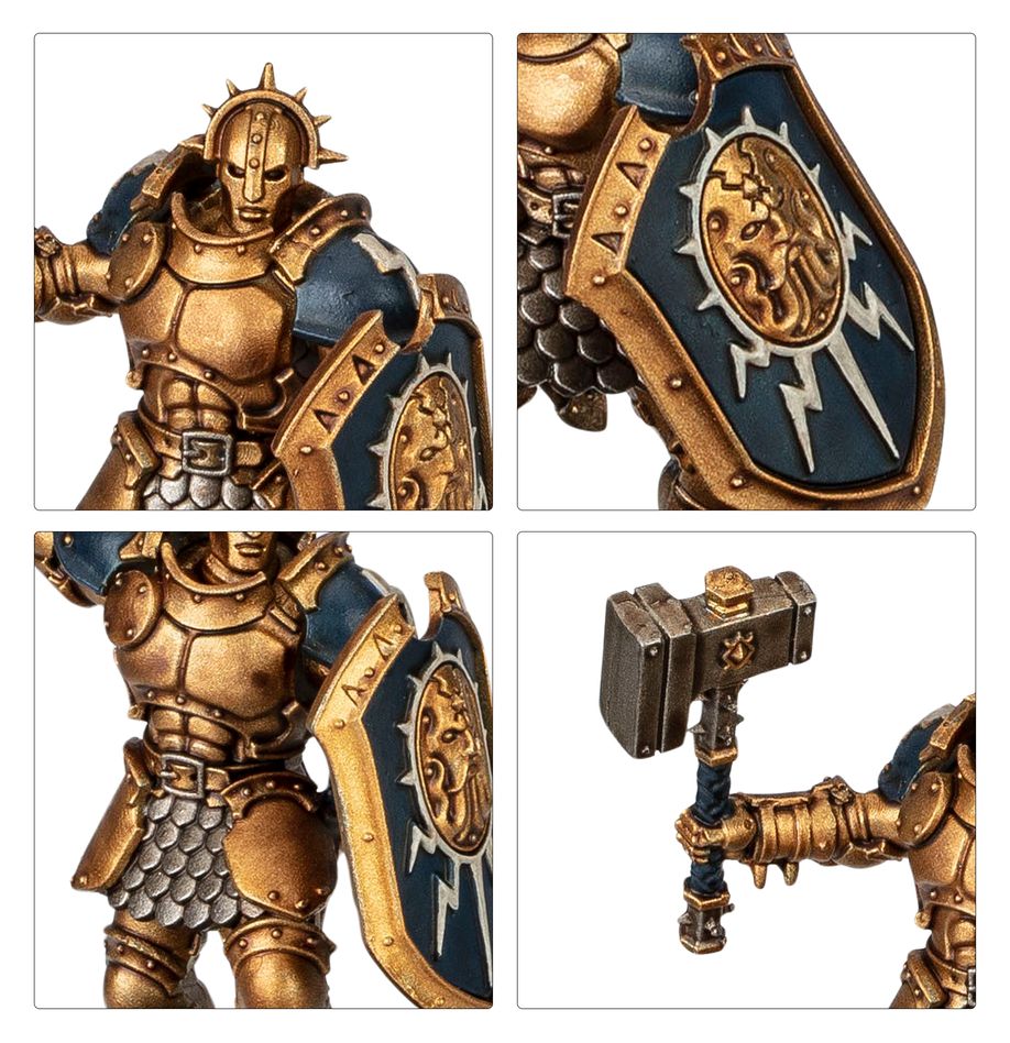 Age of Sigmar: Stormcast + Paint Set - 戰鎚西格瑪時代:雷鑄神兵顏料套裝