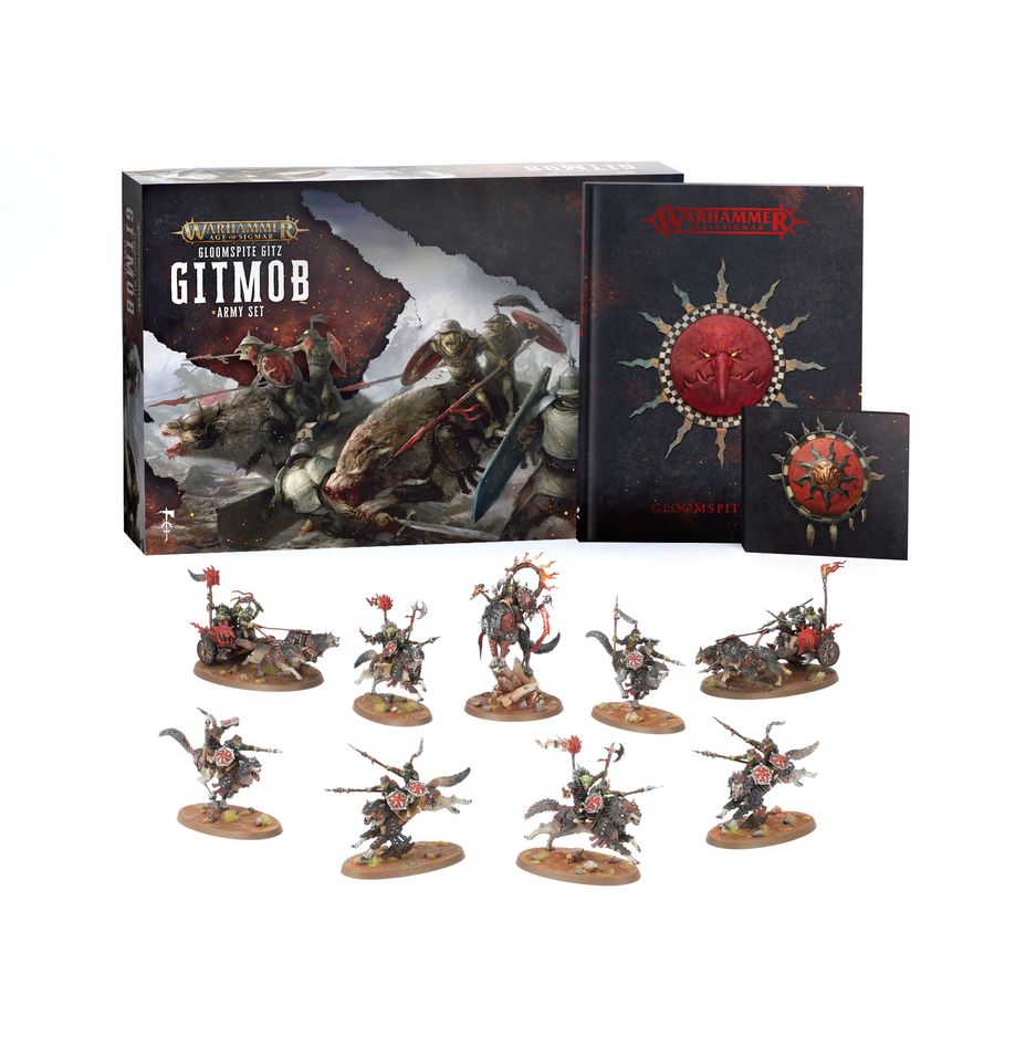 Gloomspite Gitz: Gitmob Army Set (English) - 暗怨地精:小暴徒軍隊套組(英文版)