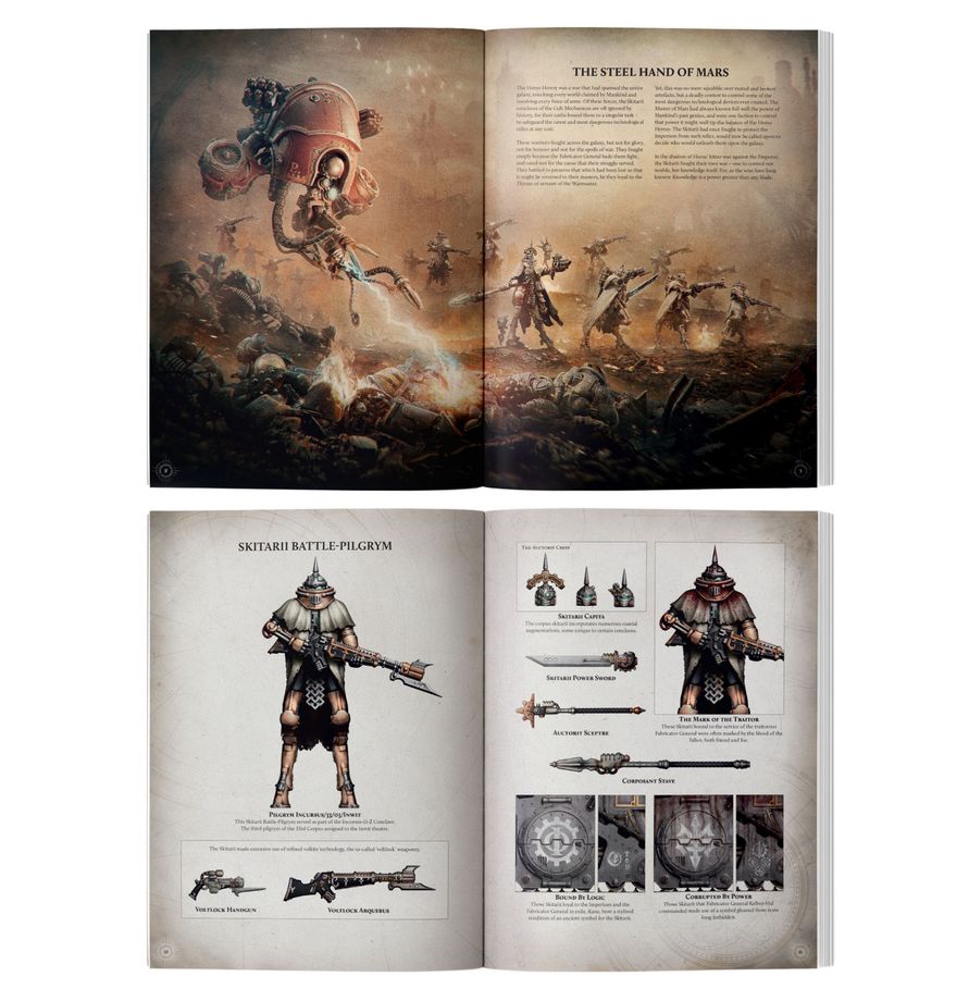 Mechanicum: Journal Tactica - Skitarii - The Steel Hand of Mars - 戰爭日誌:護教軍,火星鋼鐵之手