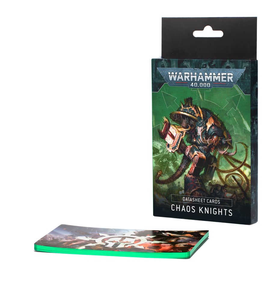 Chaos Knights: Datasheet Cards (English) - 數據卡:混沌騎士(英文版)