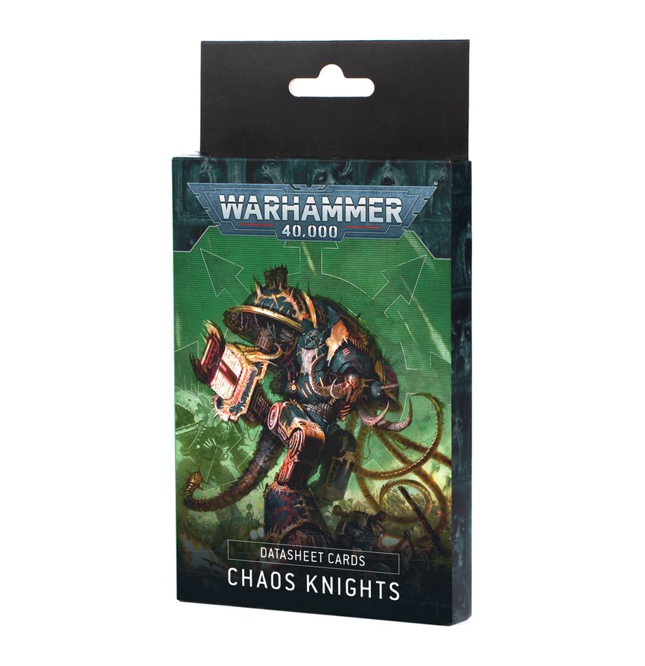 Chaos Knights: Datasheet Cards (English) - 數據卡:混沌騎士(英文版)