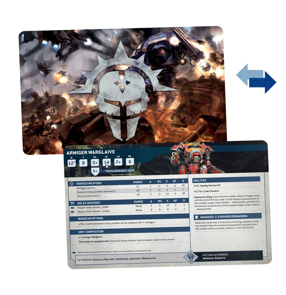 Imperial Knights: Datasheet Cards (Chinese) - 數據卡:帝國騎士(簡中版)