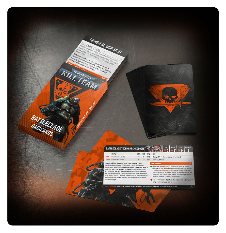 Kill Team: Battleclade Datacards (Chinese) - 殺戮小隊數據卡:戰鬥支隊(簡中版)