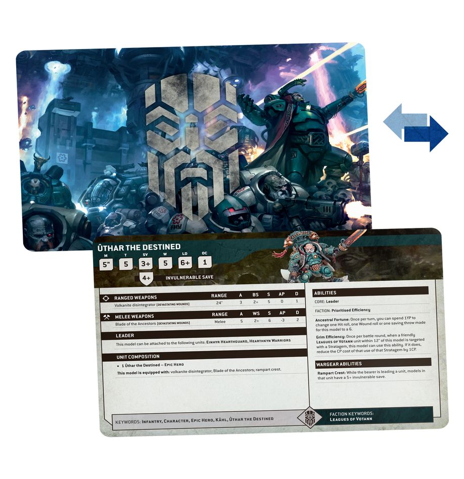 Leagues of Votann: Datasheet Cards (Chinese) - 數據卡:沃坦聯盟(簡中版)