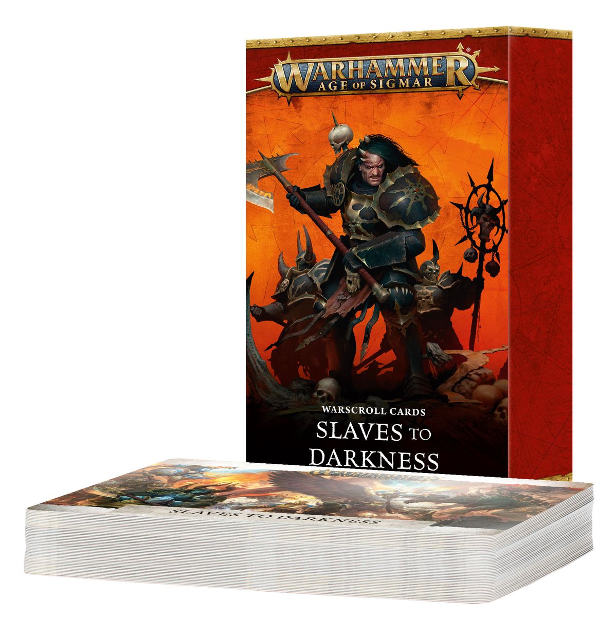 Slaves to Darkness: Warscroll Cards (English) - 戰爭卷軸卡片:黑暗之奴(英文版)