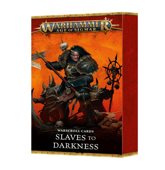 Slaves to Darkness: Warscroll Cards (Chinese) - 戰爭卷軸卡片:黑暗之奴(簡中版)
