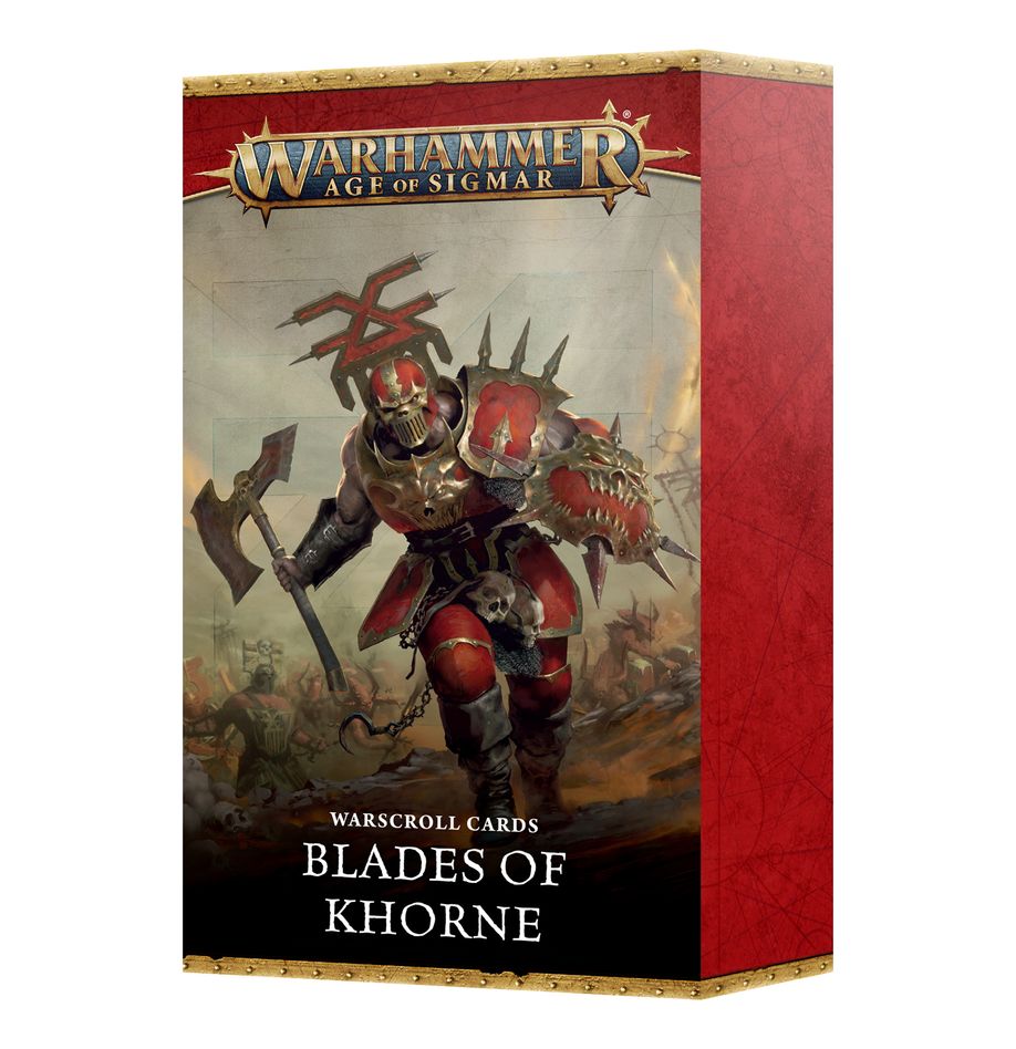 Blades of Khorne: Warscroll Cards (English) - 恐虐之刃:戰爭卷軸卡片(英文版)