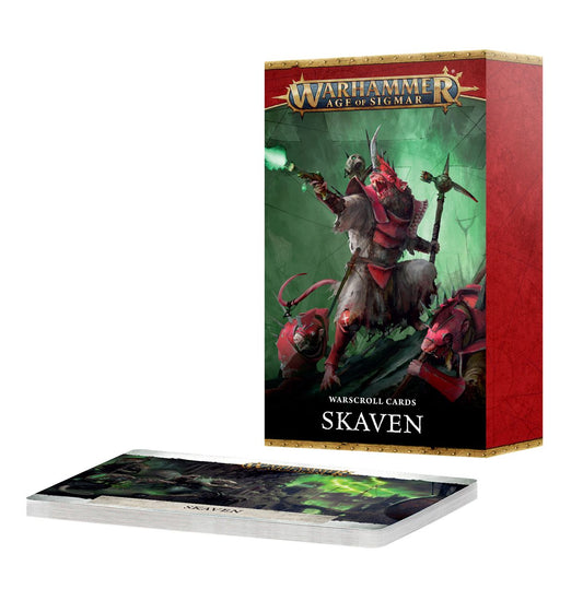 Skaven: Warscroll Cards (Chinese) - 戰爭卷軸卡組:斯卡文鼠人(簡中版)
