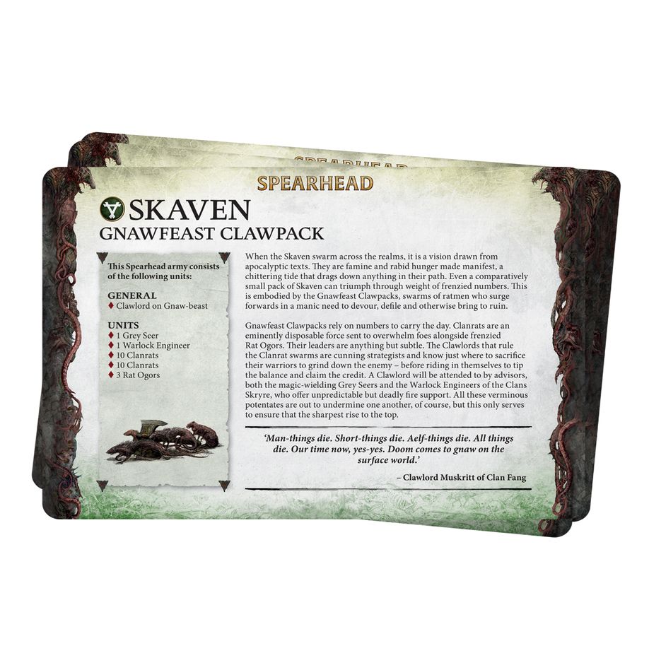 Faction Pack: Skaven (English) - 陣營卡包:斯卡文鼠人(英文版)