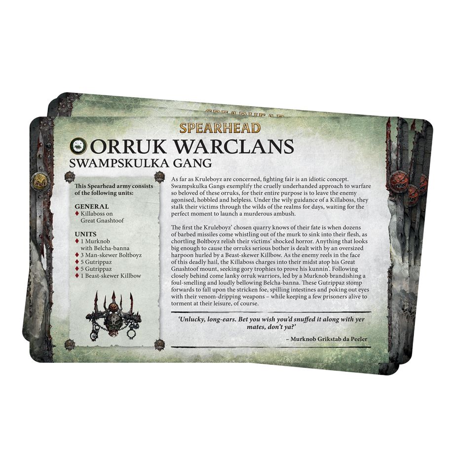 Faction Pack: Orruk Warclans (Chinese) - 陣營卡包:獸人戰鬥氏族(簡中版)