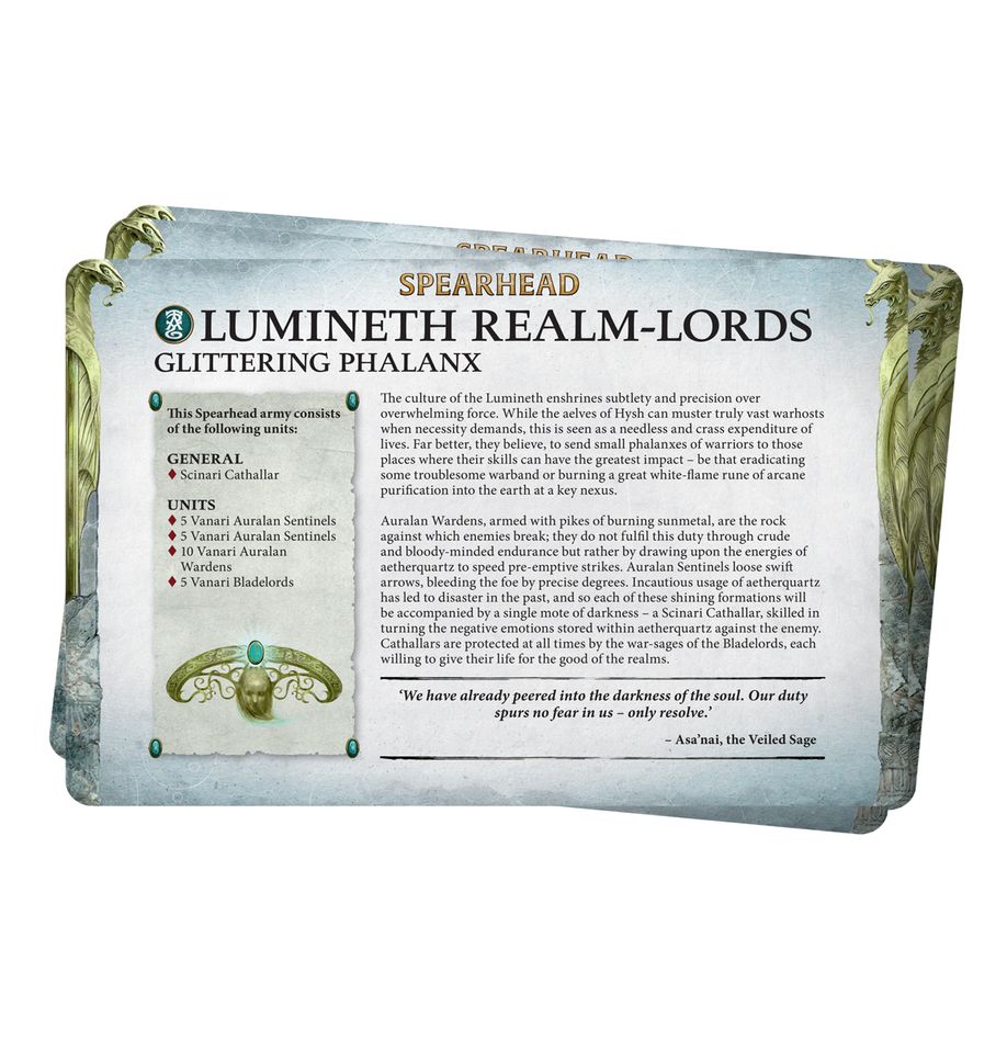Faction Pack: Lumineth Realm-Lords (English) - 陣營卡包:光域領主(英文版)