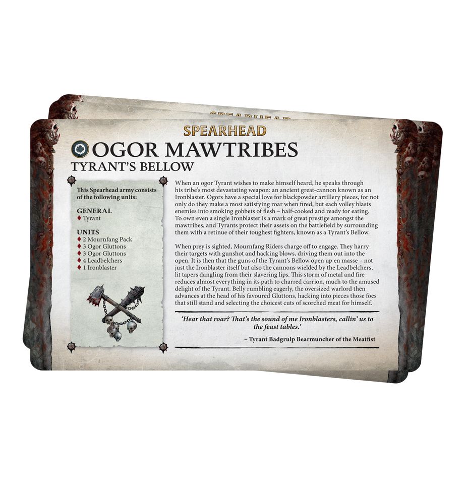 Faction Pack: Ogor Mawtribes (Chinese) - 陣營卡包:食人魔大胃部落(簡中版)