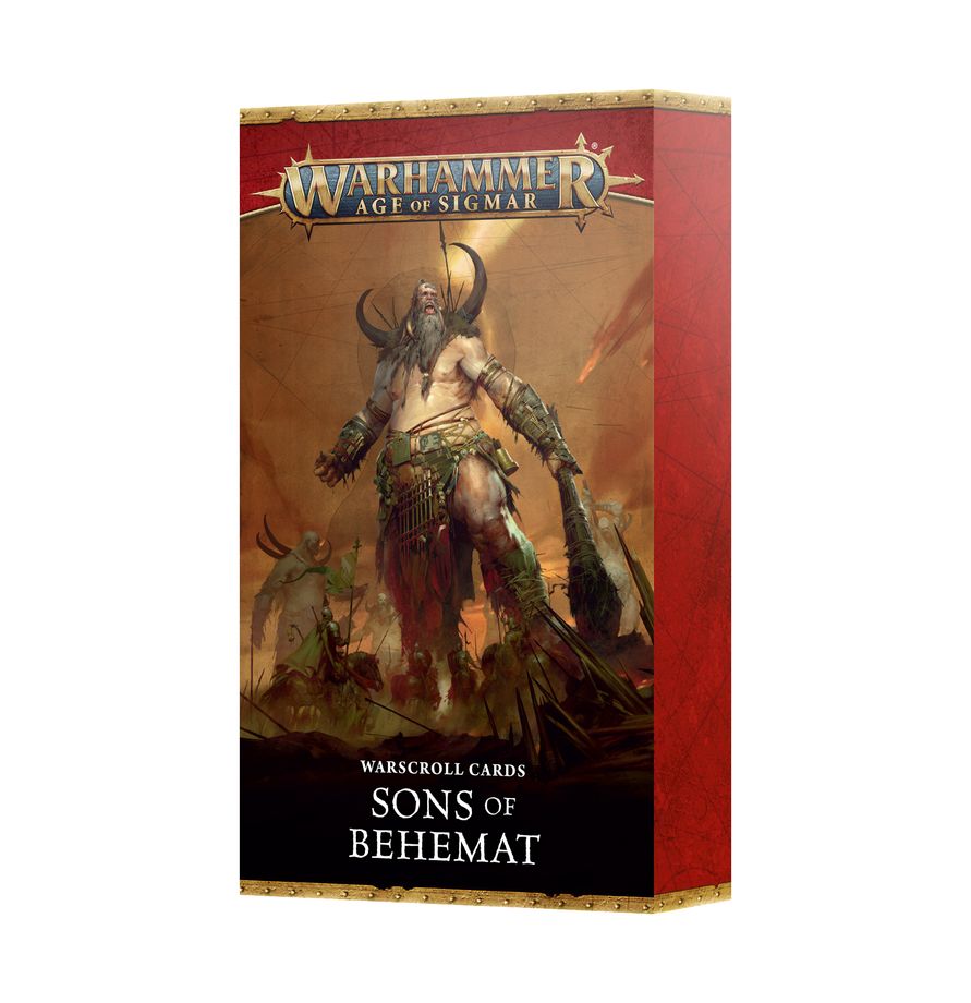 Sons of Behemat: Warscroll Cards (English) - 戰爭卷軸卡片:貝希摩特之子(英文版)