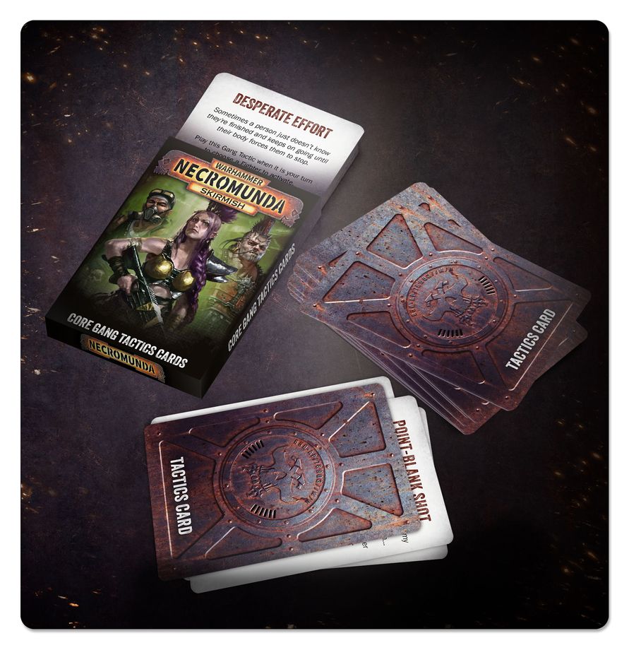 Necromunda: Skirmish Core Gang Tactics Cards - 涅克羅蒙達:核心幫派戰術卡