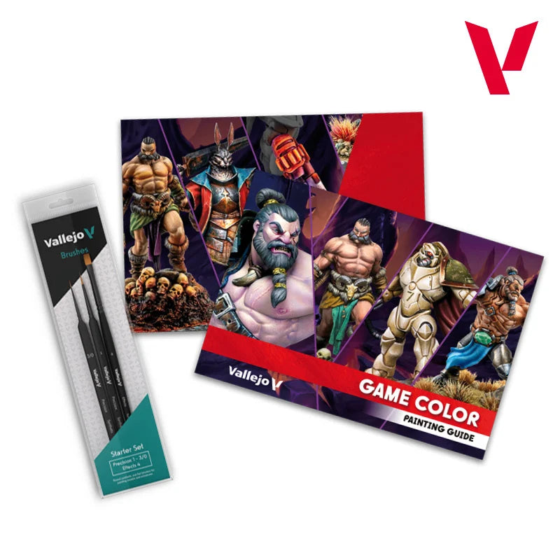 72182 - 遊戲色彩套組 Game Color - Inspiration Color Set - Acrylic Set - 48x18ml + Brushes + Guide Paint set