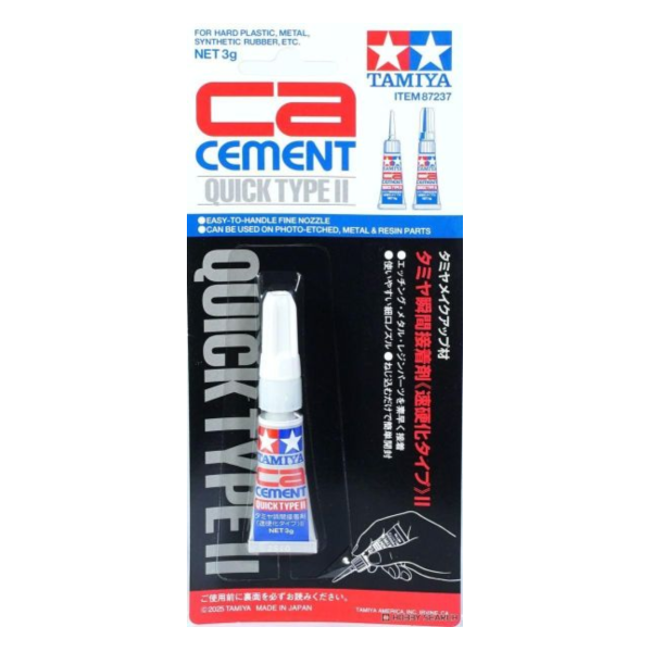 Tamiya Cement (Quick Type) II 87237 3g - 瞬間接著劑