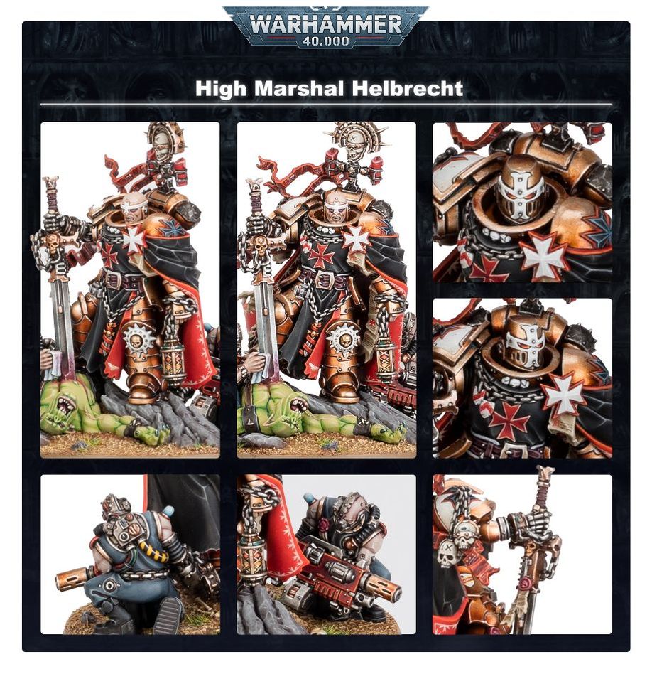 Black Templars: High Marshal Helbrecht - 黑色聖堂至高元帥赫爾布雷徹