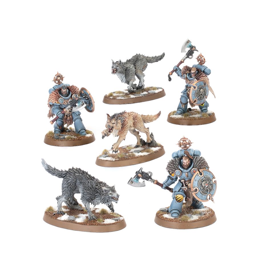 Space Wolves: Wolf Guard Headtakers - 太空野狼:狼衛奪首者