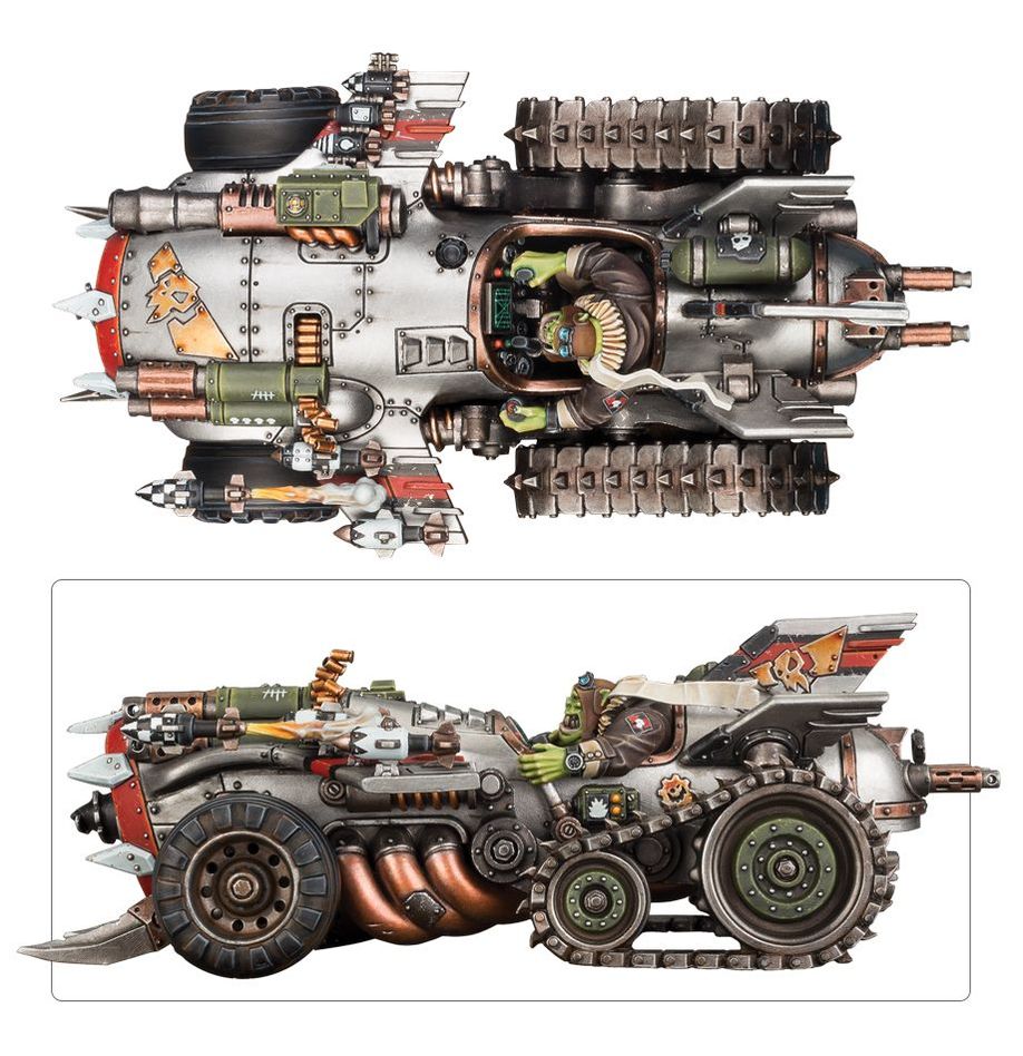 Orks: Megatrakk Scrapjet - 歐克蠻人噴氣巨卡