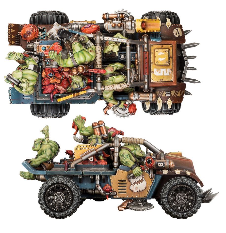Orks: Rukkatrukk Squigbuggy - 歐克蠻人跳跳越野車