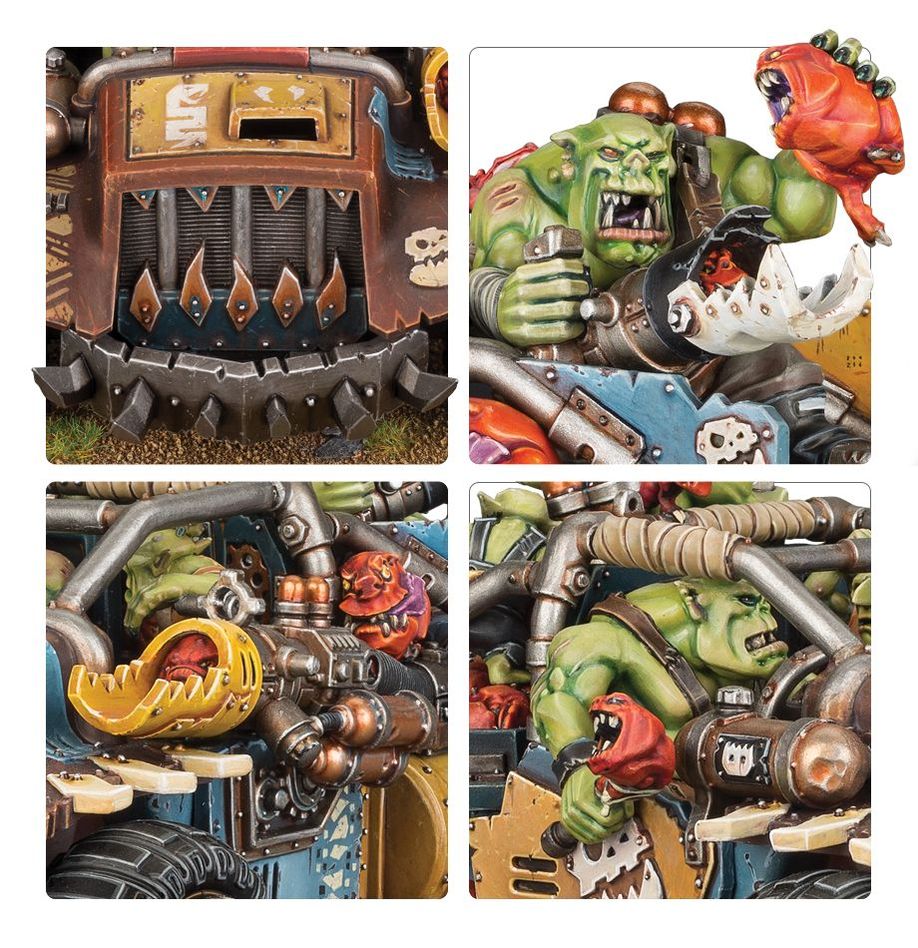 Orks: Rukkatrukk Squigbuggy - 歐克蠻人跳跳越野車