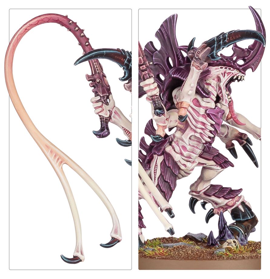 Tyranids: Tyranid Prime with Lash Whip - 泰倫蟲族:裝備抽擊鞭的泰倫王蟲
