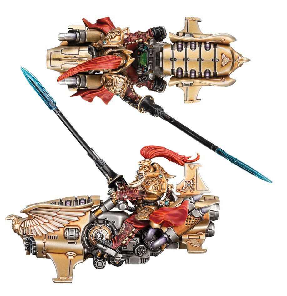 Adeptus Custodes: Vertus Praetors - 帝皇親衛隊長矛執行官