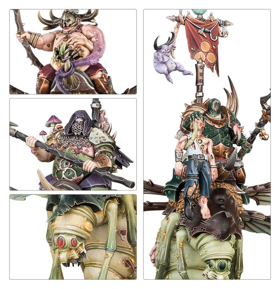 Maggotkin Of Nurgle: Shudderblight Cyst - 納垢蛆裔戰鬥包:顫瘟囊腫