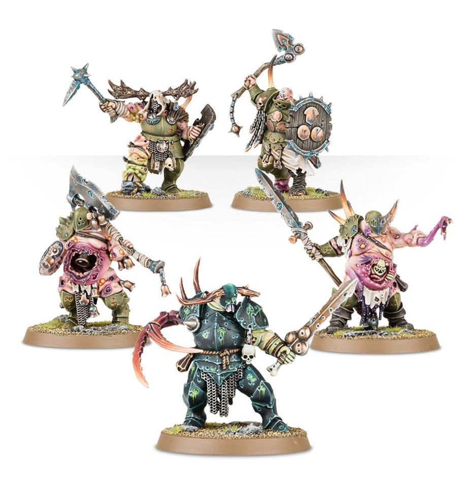 Maggotkin Of Nurgle: Shudderblight Cyst - 納垢蛆裔戰鬥包:顫瘟囊腫