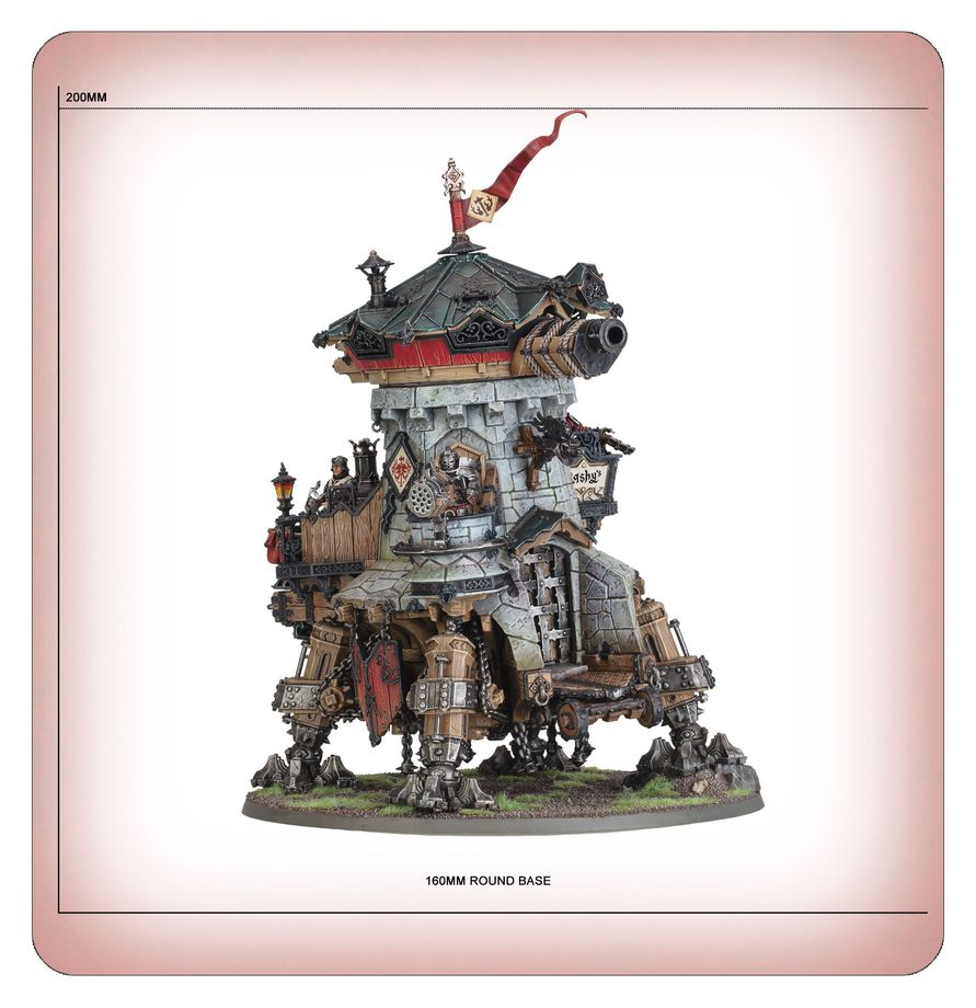 Cities of Sigmar: Cannonade Cogfort / Conqueror Cogfort - 西格瑪之城:轟擊者齒輪堡壘