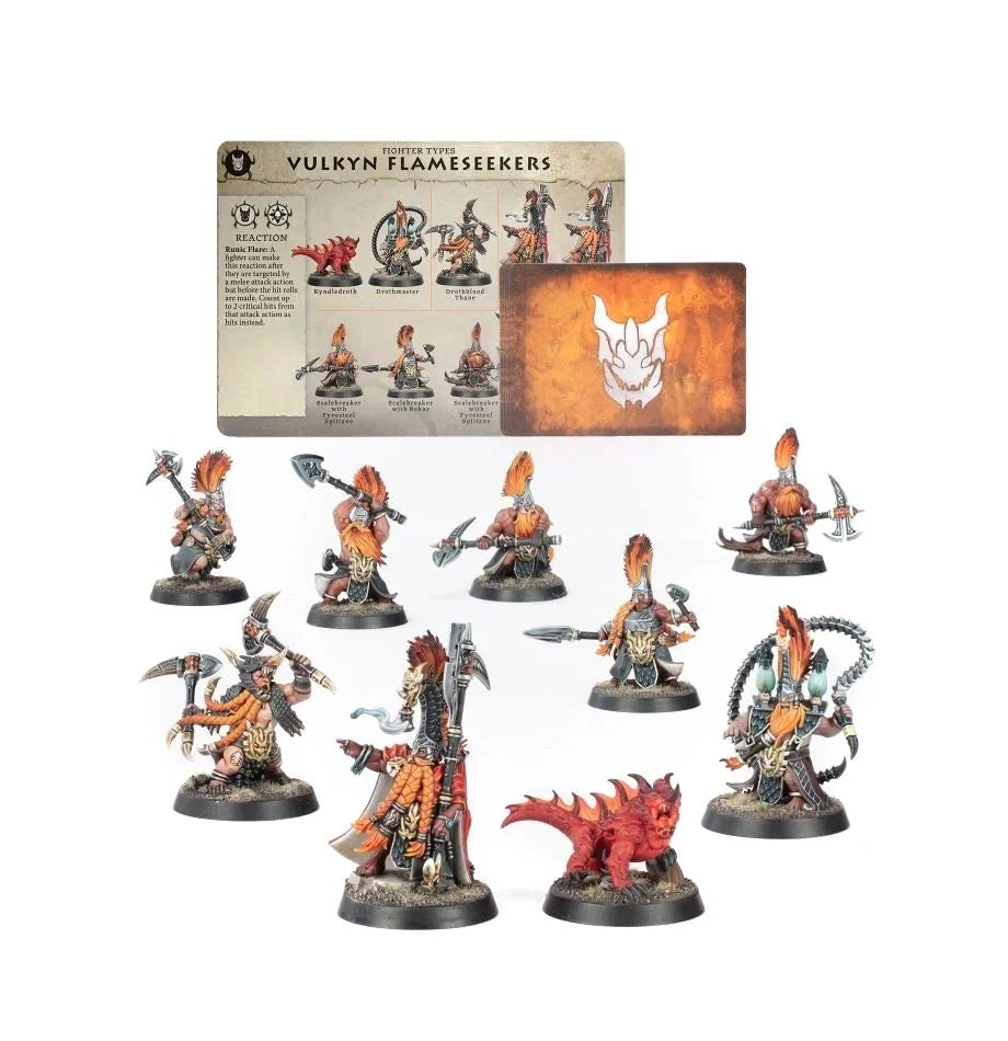 Warcry: Fyreslayers Vulkyn Flameseekers - 戰嚎:爐裔尋焰者