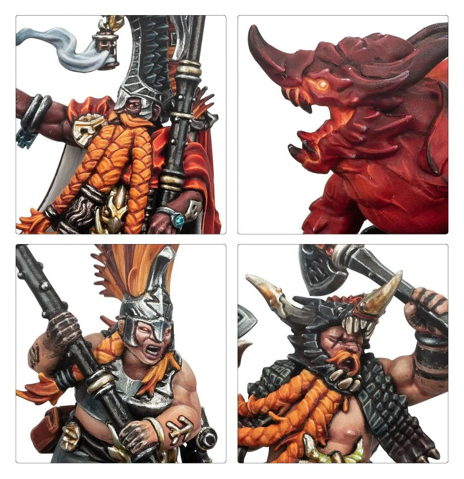 Warcry: Fyreslayers Vulkyn Flameseekers - 戰嚎:爐裔尋焰者