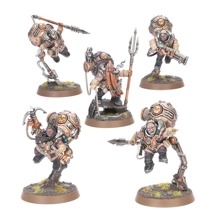 Kharadron Overlords: Vongrim Harpoon Crew - 卡拉頓空霸:馮格里姆打撈者