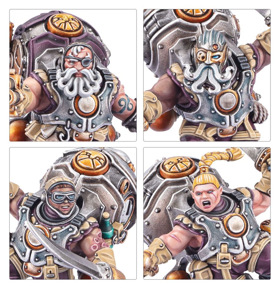 Kharadron Overlords: Vongrim Harpoon Crew - 卡拉頓空霸:馮格里姆打撈者