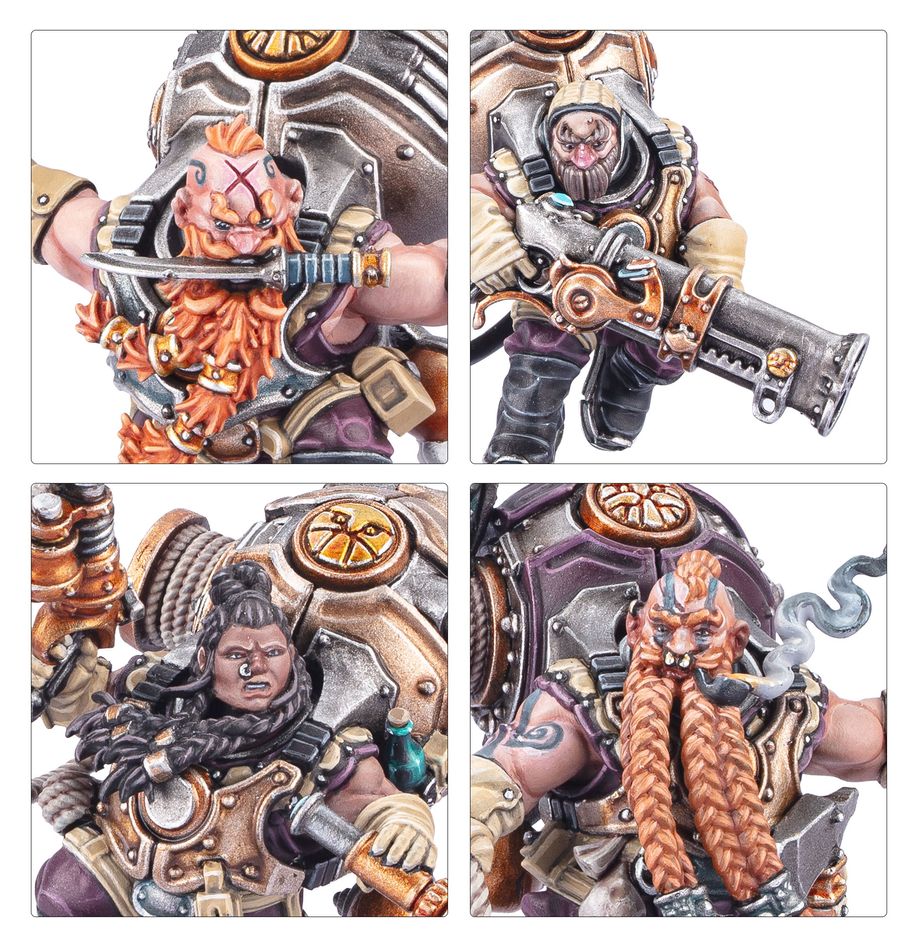 Kharadron Overlords: Vongrim Harpoon Crew - 卡拉頓空霸:馮格里姆打撈者