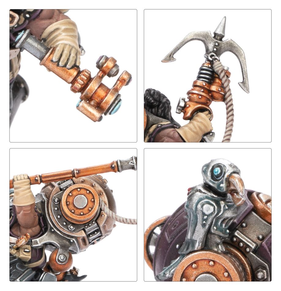 Kharadron Overlords: Vongrim Harpoon Crew - 卡拉頓空霸:馮格里姆打撈者