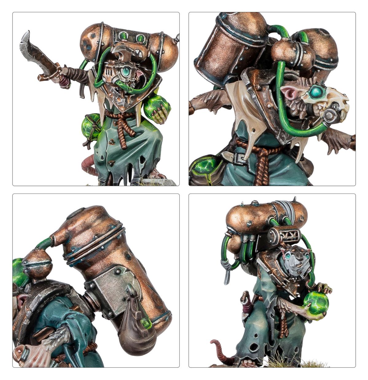 Skaven: Acolyte Globadiers - 斯卡文鼠人:毒風球學徒