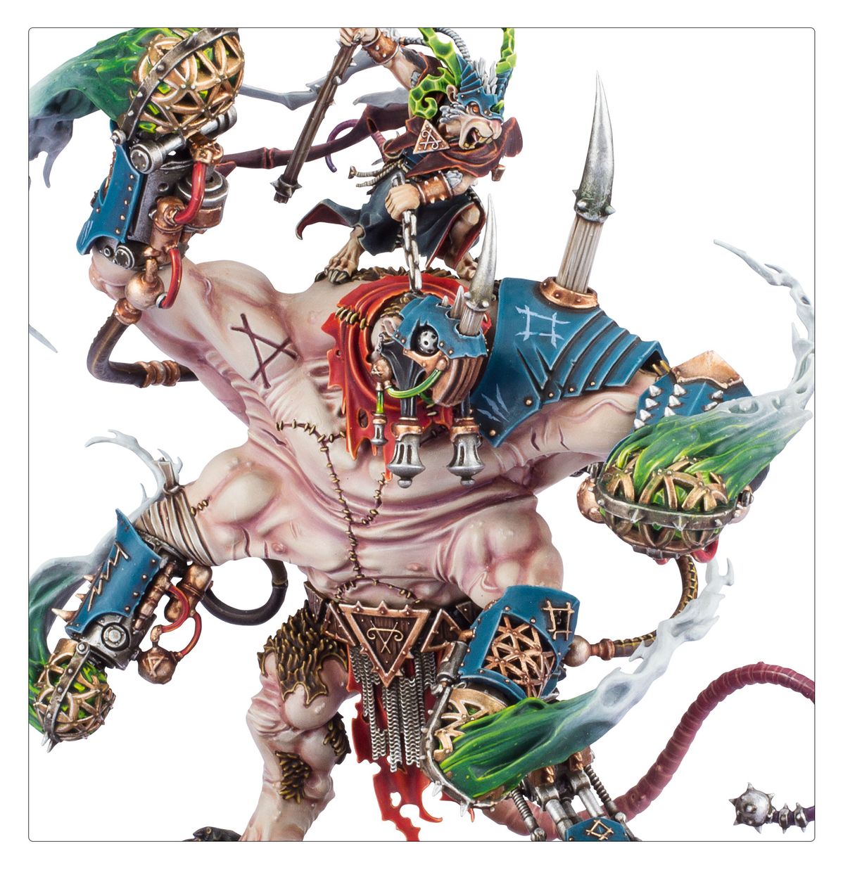 Skaven: Thanquol on Boneripper - 斯卡文鼠人:騎裂骨獸的川奎羅