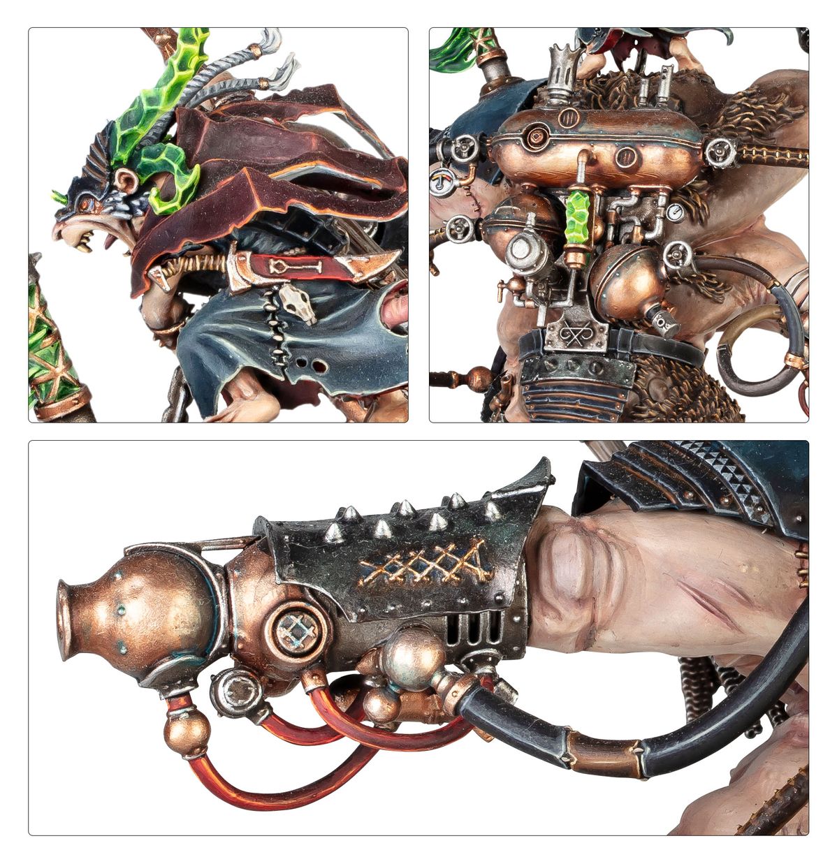 Skaven: Thanquol on Boneripper - 斯卡文鼠人:騎裂骨獸的川奎羅