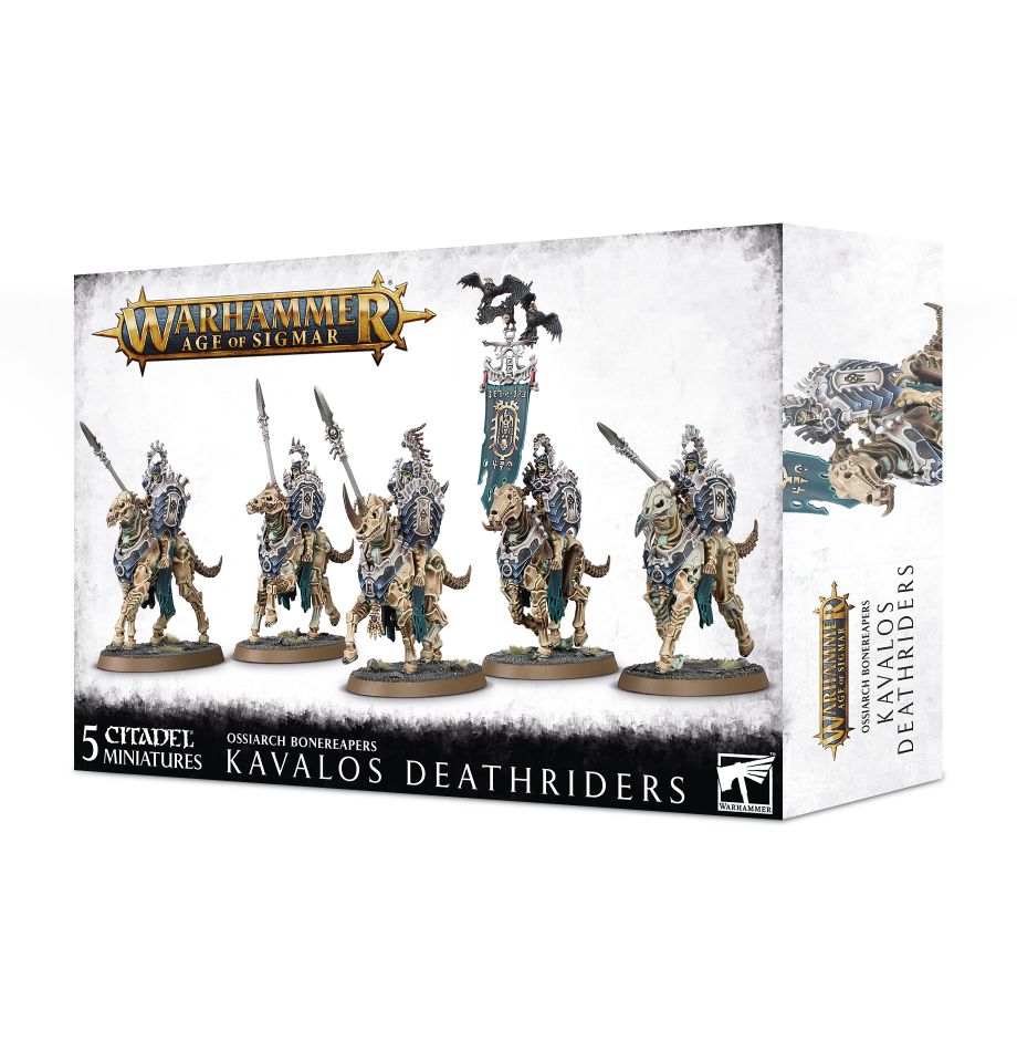 Ossiarch Bonereapers Kavalos Deathriders - 歐西亞赫驃騎死亡騎兵