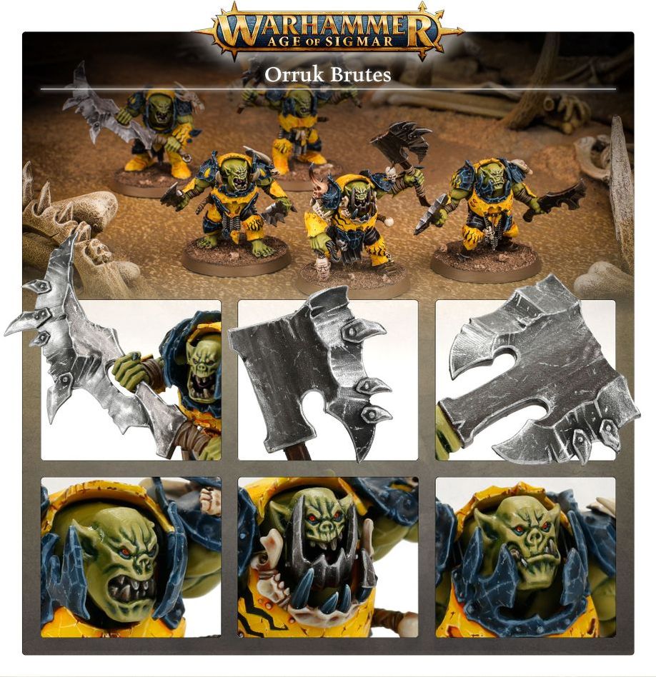 Orruk Warclans: Orruk Brutes - 歐克戰爭氏族狂獸人