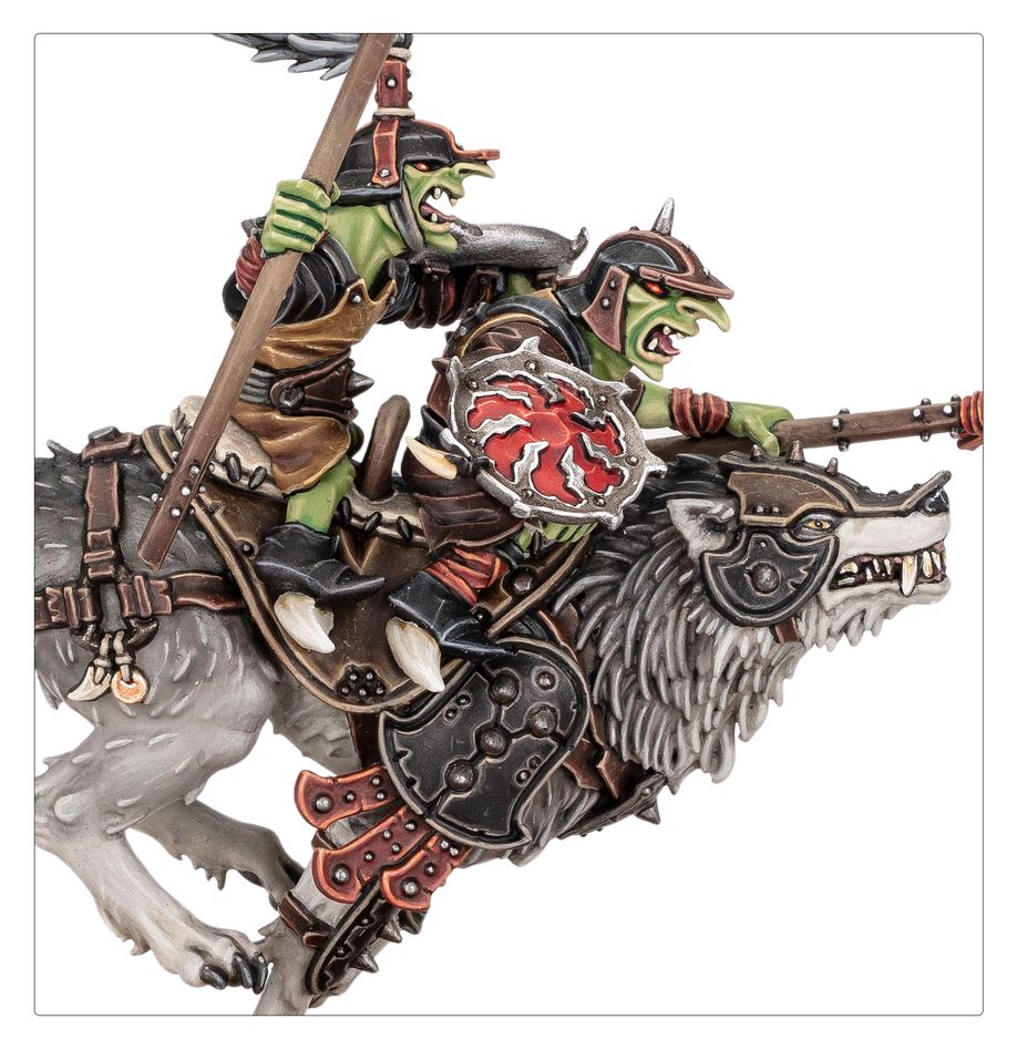Gloomspite Gitz: Snarlpack Cavalry - 暗怨地精:齜牙獸合騎兵