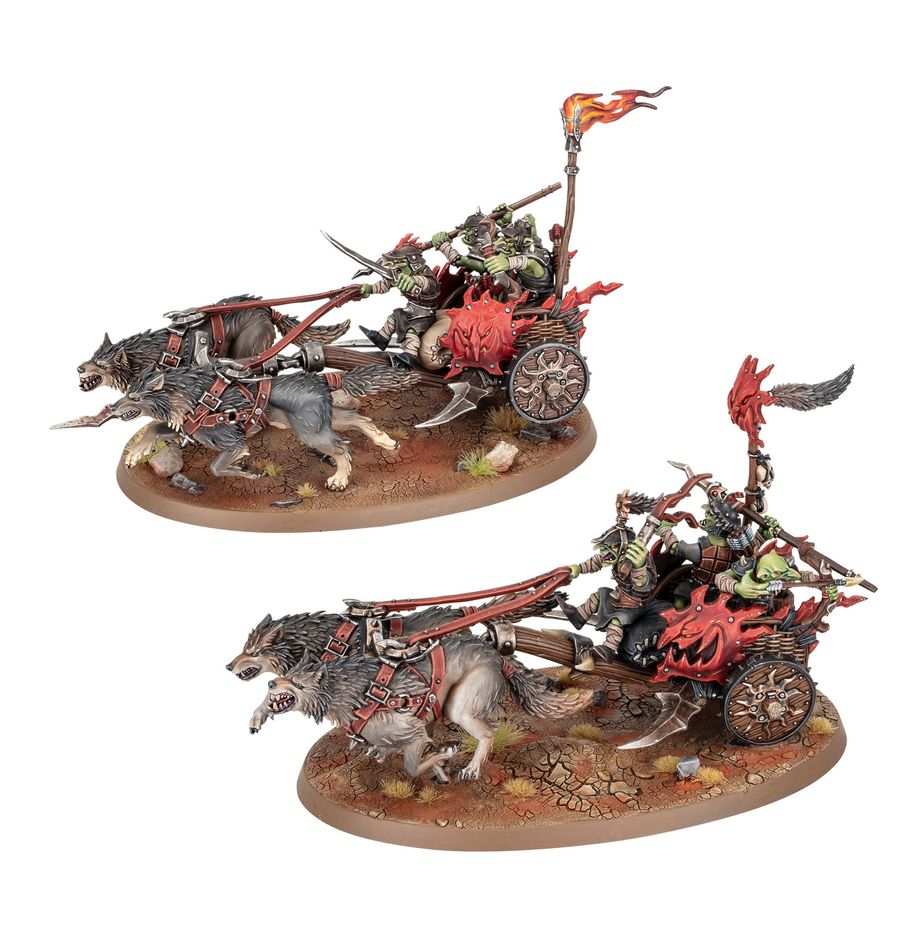 Gloomspite Gitz: Sunsteala Wheelas - 暗怨地精:盜陽戰車