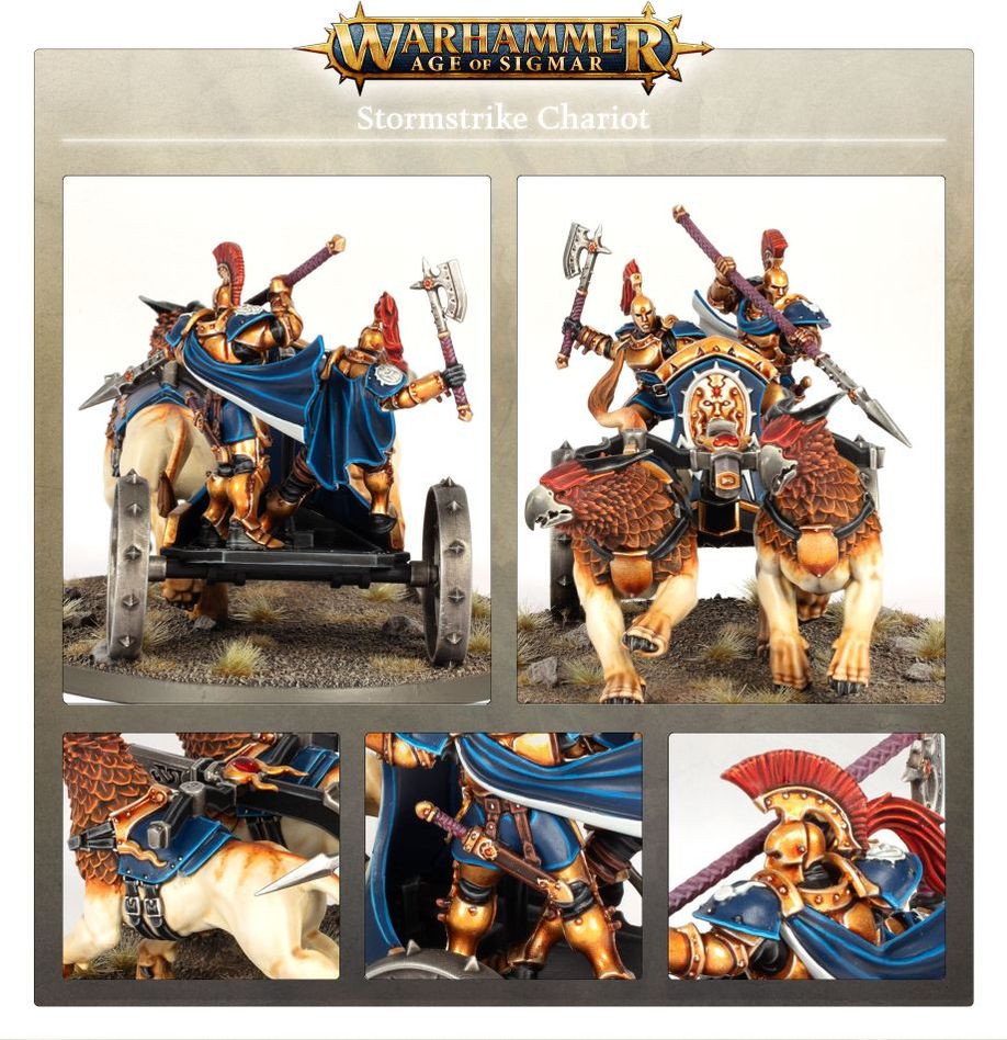 Stormcast Eternals: Stormstrike Chariot - 雷鑄神兵暴風突擊戰車