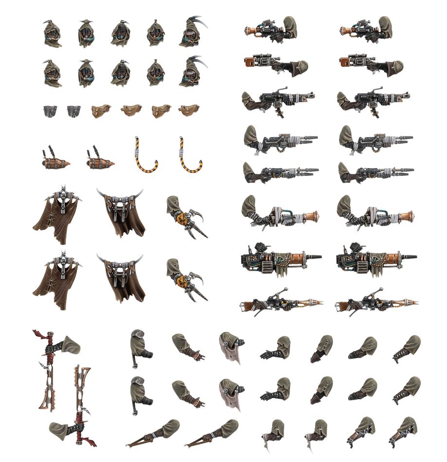 Necromunda: Ash Waste Nomads - Weapons & Upgrades - 灰燼荒野遊牧民族武器與升級套件