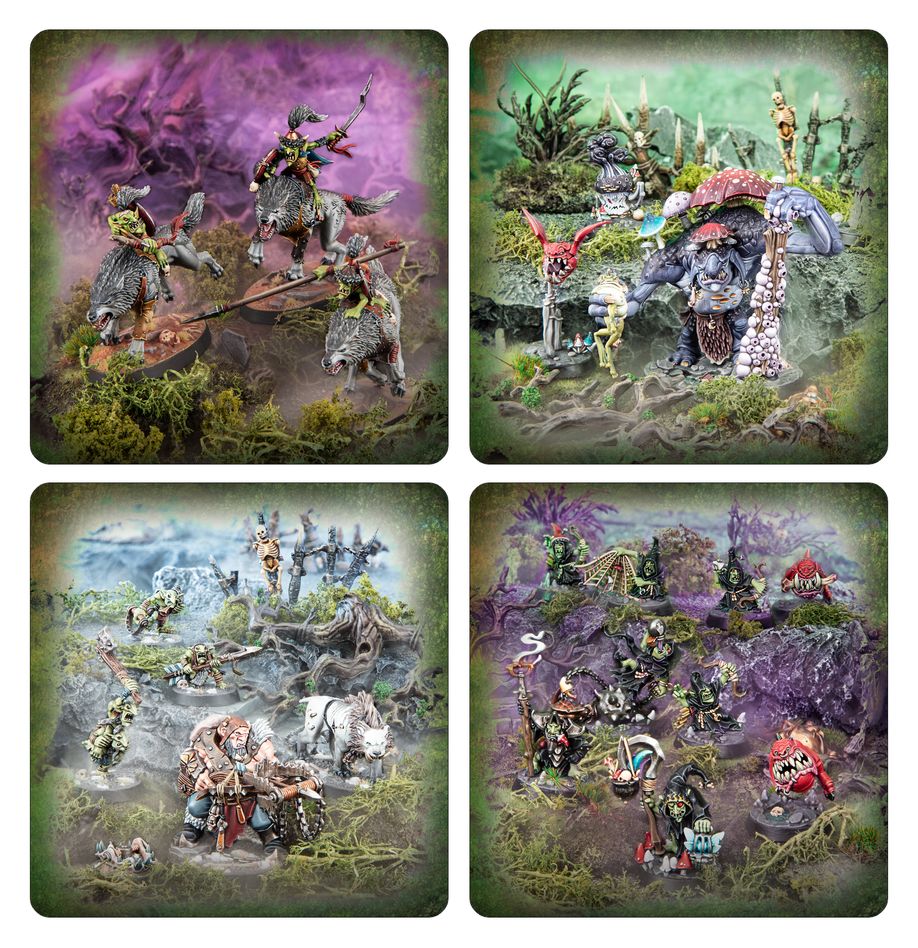Warhammer Underworlds: Destruction Warbands - Gitz and Goliaths - 戰鎚冥土世界:地精和巨人