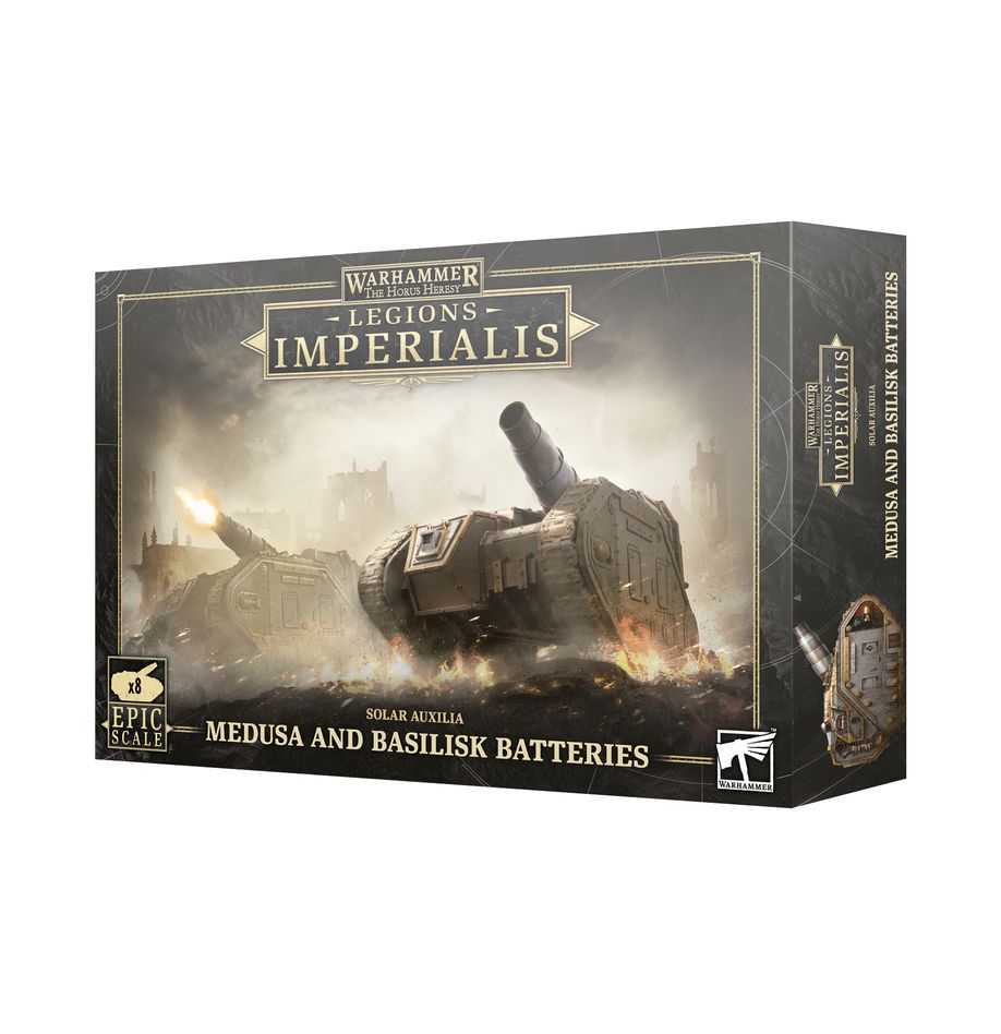 Legions Imperialis: Medusa And Basilisk Batteries - 帝國軍團:輔助軍石化蜥蜴/美杜莎