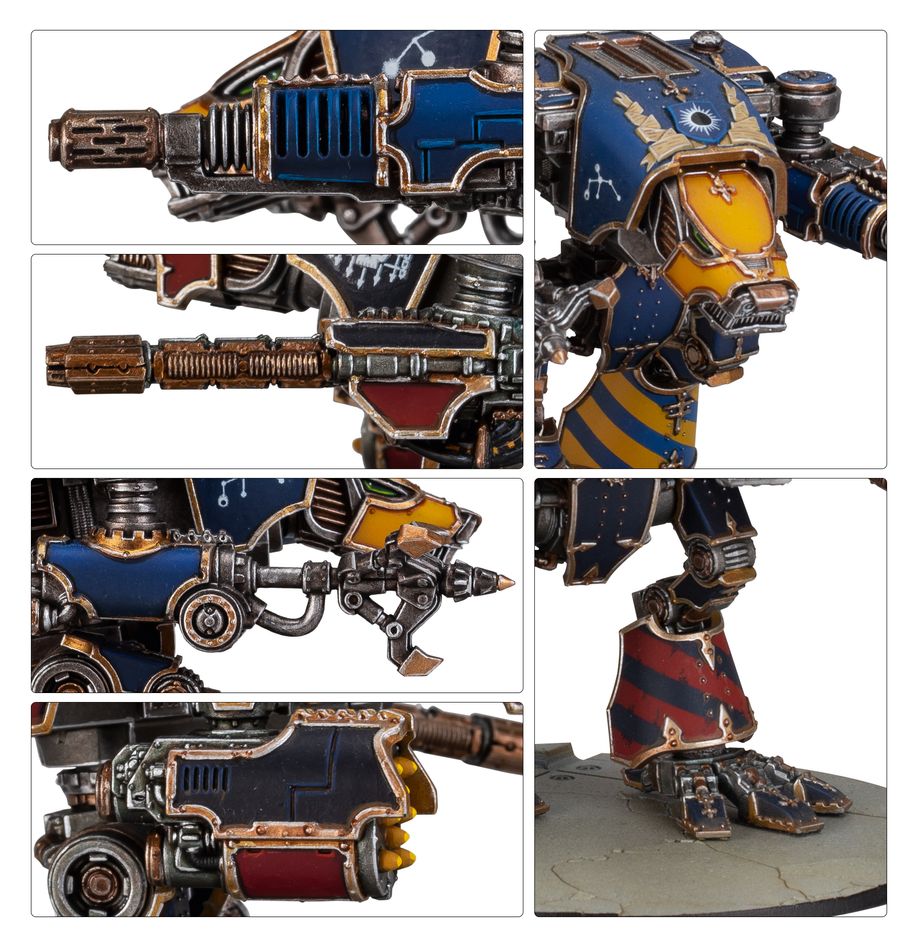 Legions Imperialis: Warhound Titans With Ursus Claws - 帝國軍團:戰犬級泰坦裝備烏薩斯爪鉤